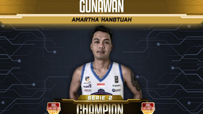 Pemain Amartha Hangtuah, Gunawan tampil sebagai juara IBL Esports Competition seri kedua