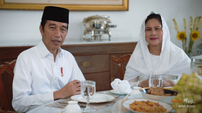 Jokowi Ucapkan Selamat Hari Raya Idul Fitri 1441 Hijriah