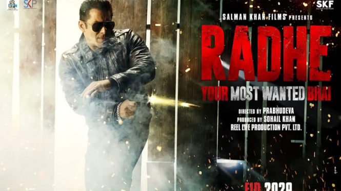 Salman Khan Akan Rilis Lagu Baru di Filmnya 'Radhe Your Most Wanted Bhai' Besok (Foto Poster Film)