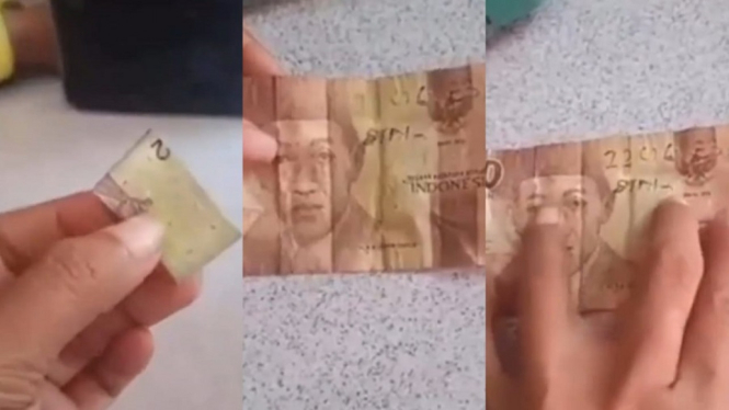 Merinding, Seorang Wanita Mengaku Dikirimi Uang Rp5 Ribu Secara Gaib (Foto Kolase Tangkap Layar Video Instagram)