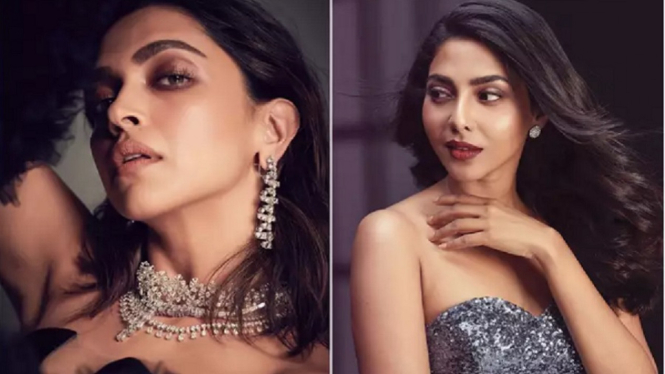 Aktris Mollywood Aishwarya Lekshmi Disebut Mirip Deepika Padukone (Foto Kolase)