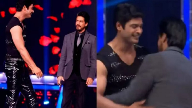 Kegembiraan Shah Rukh Khan Saat Tampil di Acara Televisi Reality Dance (Foto Kolase Video Tangkap Layar Instagram)
