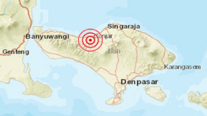 Gempa Berkekuatan Magnitudo 4,4 Goyang Buleleng, Bali