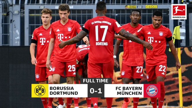 Dortmund VS Bayern Munich 0-1 gol