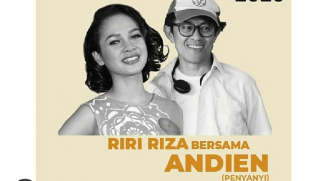 (Andien bersama Riri Riza/ Foto: Instagram@milesfilms)