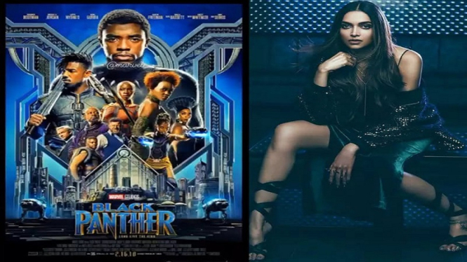 Deepika Padukone Menonton Film 'Black Panther' dan Soroti Pesan King T'Challa (Foto Kolase)
