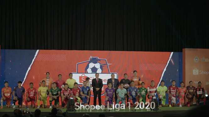 Launching Liga 1 2020 panggung