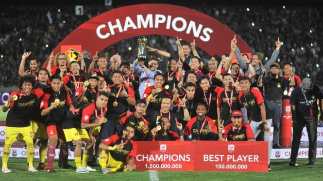 Persik Kediri saat menjadi juara Liga 2 2019