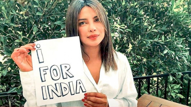 Priyanka Chopra Sebut Donald Trump 'Primitif' Karena Sikap Anti Terhadap Muslim (Foto Instagram)