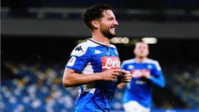 Napoli vs Inter Milan 1-1 gol Dries Mertens