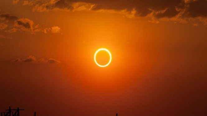 Fenomena Gerhana Matahari Cincin Bakal Terjadi 21 Juli 2020 Nanti (Foto BMKG)