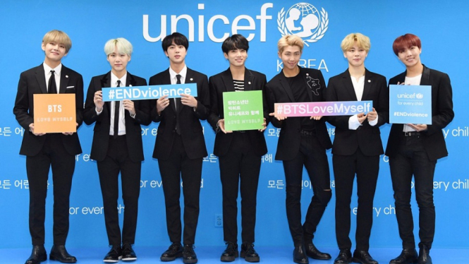 Konsisten Kampanye Love Myself, UNICEF Beri Penghargaan Inspire Award pada BTS