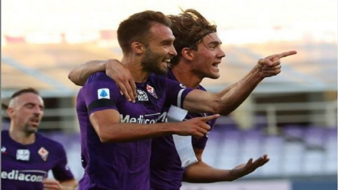 Fiorentina vs Brescia 1-1 Gol Bek German Pazzela