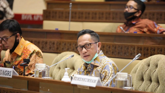 Mendagri Jelaskan RUU tentang Penetapan Perppu Nomor 2 Tahun 2020 (Foto Puspen Kemendagri)