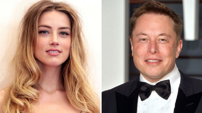 Amber Heard dan Elon Musk Menyangkal Selingkuh Tapi Chat Menyebar (Foto Kolase)