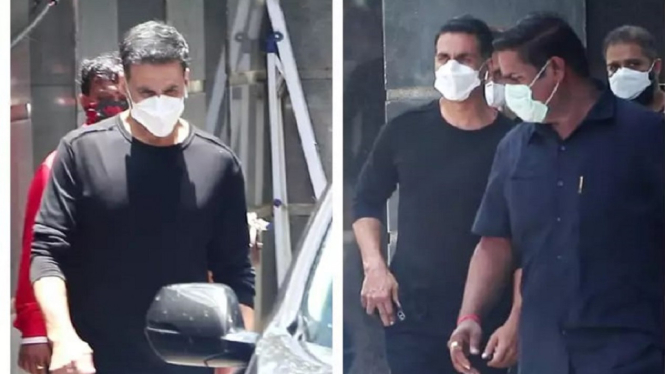 Berita Terkini Akshay Kumar Tertangkap Paparazzi Menemui Produser Vashu Bhagnani (Foto TOI)