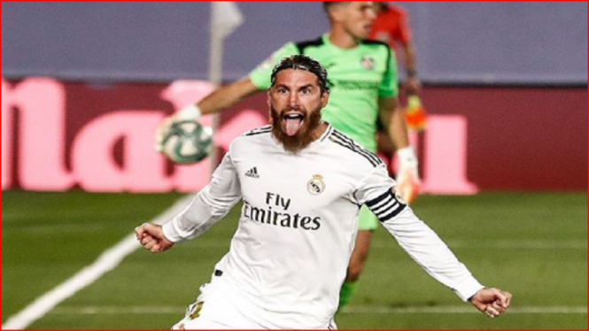 Real Madrid vs Getafe 1-0 Sergio Ramos gol tunggal