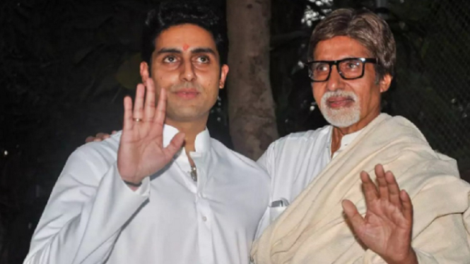 Amitabh Bachchan dan Anaknya, Abhishek Bachchan dinyatakan positif COVID-19 (Foto TOI)