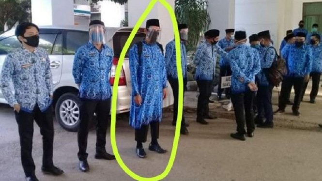 Viral Baju Korpri Model Gamis, Ternyata Begini Aturannya (Foto Twitter)