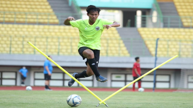 Wahyu Agung Persebaya pemusatan latihan timnas Indonesia U-16 di Bekasi