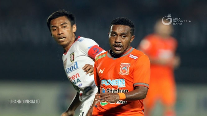 Gelandang muda Borneo FC Samarinda Terens Puhiri