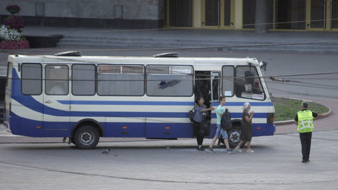 Armed man takes hostages in Lutsk