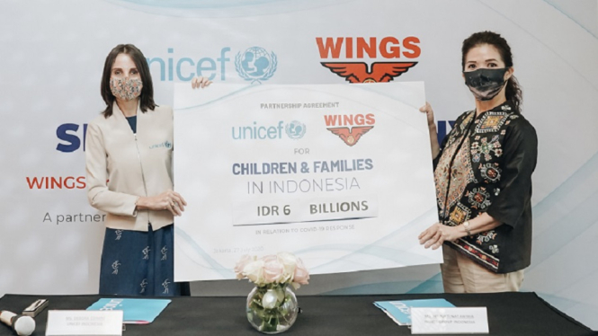 Wings Group Indonesia Kerjasama dengan Unicef Bantu Anak Indonesia Dapatkan Air dan Sanitasi Bersih (Adv)