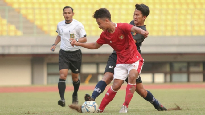 Timnas U-16 uji coba dengan Bina Taruna 0-0 B