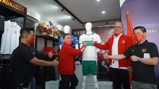 Mills launching jersey away Timnas Indonesia july 2020