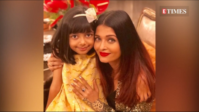 Pulih dari Covid-19,Aishwarya Rai Bachchan dan Putrinya, Aaradhya, Dipulangkan (Foto ETimes)