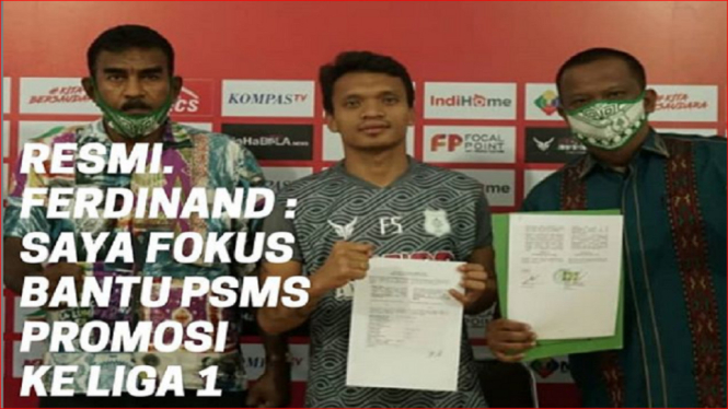 Ferdinand Sinaga Bantu PSMS Medan