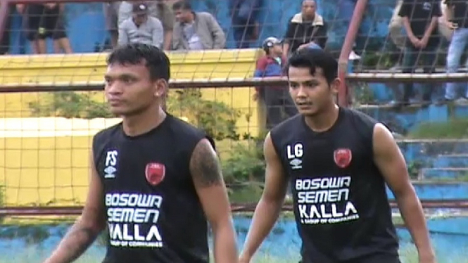 PSM Makassar latihan Perdana Ferdinand Sinaga