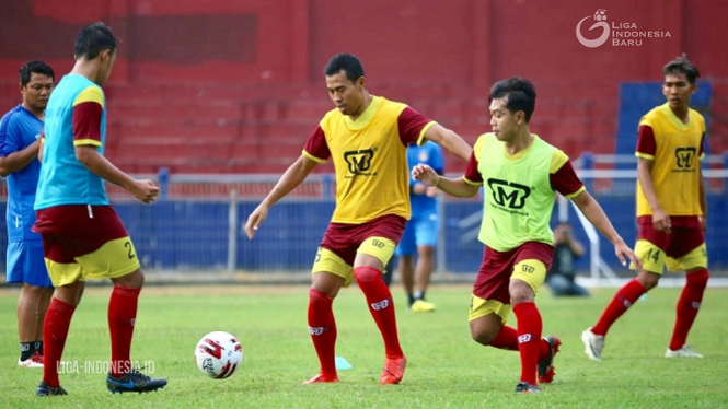 Persik Kediri Jalani Latihan Perdana 5 Pemain Absen