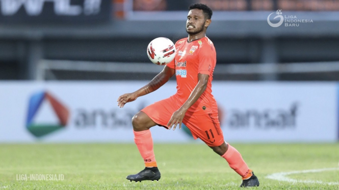 Stamina Gelandang Borneo FC Imanuel Wanggai Prima