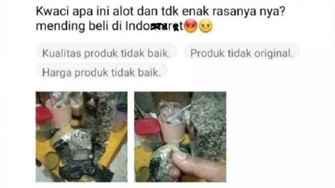 Bermaksud Mengeluh, Pembeli Online Ini Malah Ditertawakan Netizen (Foto facebook)