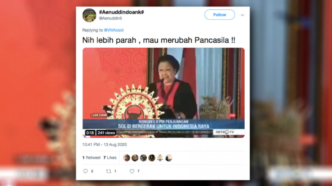 KROSCEK: Megawati Ingin Ubah Pancasila