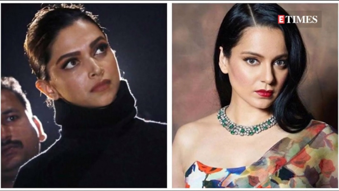 Kangana Ranaut Mencela Deepika Padukone yang Memuji Putusan MA (Foto ETimes)