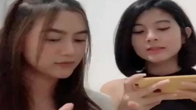 Video Viral Gombalan Dua Gadis Cantik Puji Gamer Bikin Gaduh Netizen (Foto Tangkap Layar Video Instagram)