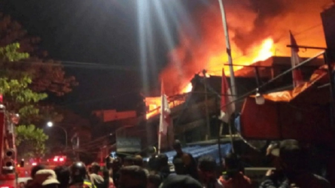 Satu Orang Tewas dan 111 Rumah Hangus Saat Si Jago Merah Mengamuk (Foto Istimewa)