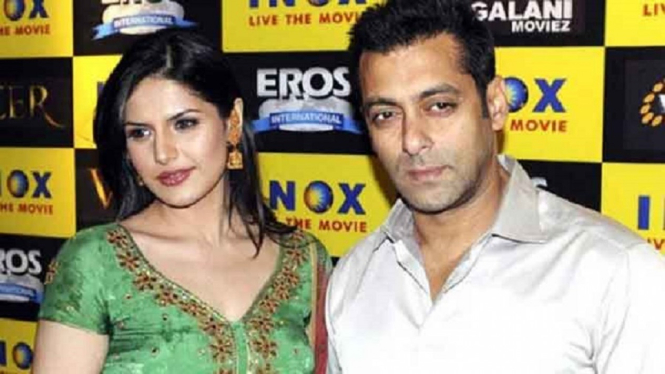 Zareen Khan Berterima Kasih Pada Salman Khan Karena Menjadikannya Seorang Aktris (Foto timesofindia.com)