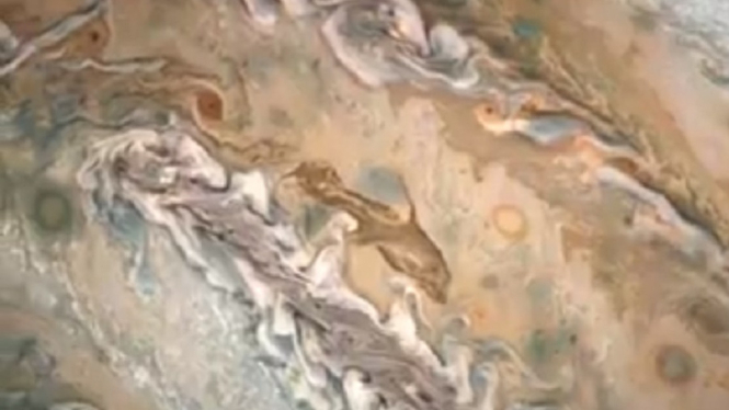 Penampakan Lumba-Lumba di Planet Jupiter
