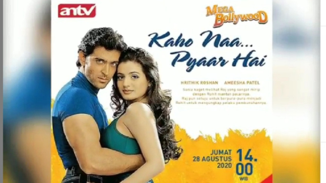 Mega Bollywood ANTV, Kaho Naa Pyaar Hai. (Foto Instagram @antv_official)