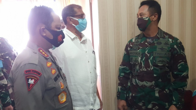 Wakapolri dan KSAD Besuk Driver ANTV yang Menjadi Korban Penembakan di RS Polri