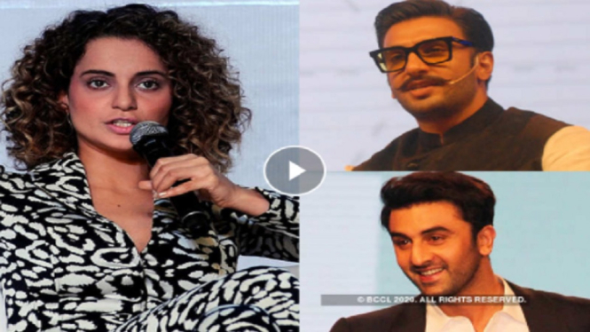 Kangana Ranaut Tuduh Ranveer Singh, Ranbir Kapoor dan Vicky Kaushal Pecandu Kokain (Foto TOI)