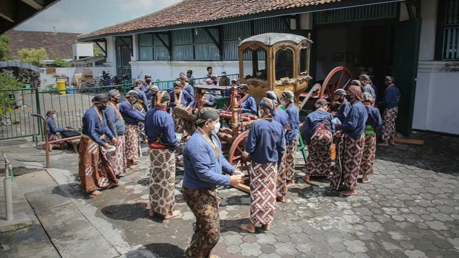 Ini Foto Jamasan Pusaka Keraton Ngayogyakarta Hadiningrat