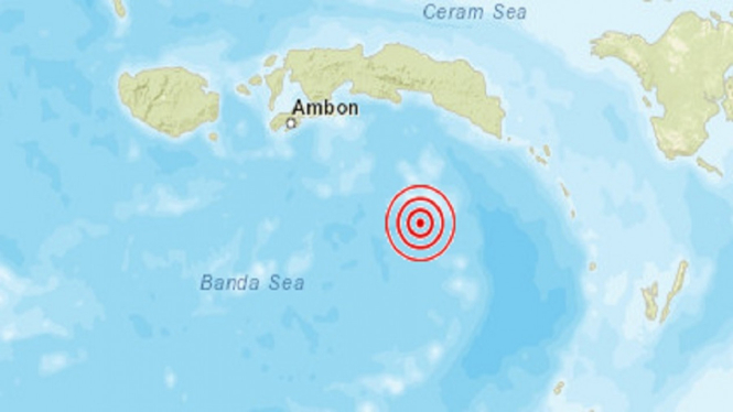 Gempa Magnitudo 6,2 Guncang Laut Banda
