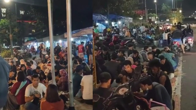 Kasus Covid-19 Meroket, Video Kerumunan Orang di Yogyakarta Direspon Netizen (Foto Kolase Tangkap Layar Video Instagram)