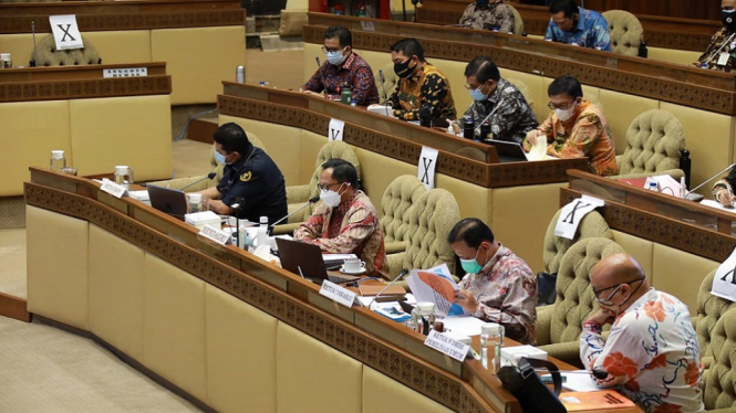 Hasil RDP Mendagri dengan Komisi II DPR-RI: Pilkada Tetap Digelar 9 Desember (Foto Puspen Kemendagri)