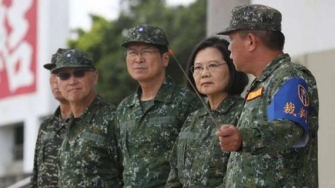Memanas, Presiden Taiwan Siapkan Pasukan untuk Perangi Tentara China (Foto VIVA dari IPDF)