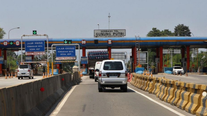 Mulai Minggu (27/9/2020), Jasa Marga Lakukan Perbaikan di Gerbang Tol Gunung Putri